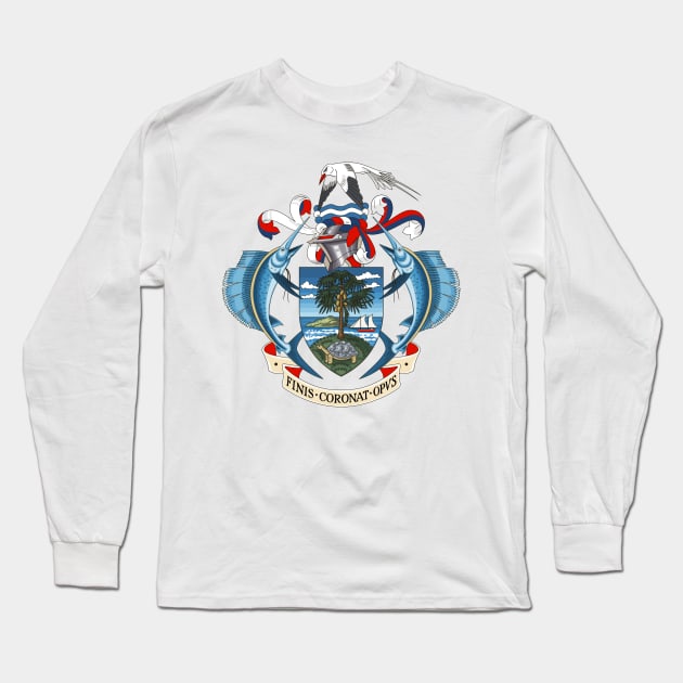 Coat of arms of the Seychelles Long Sleeve T-Shirt by Flags of the World